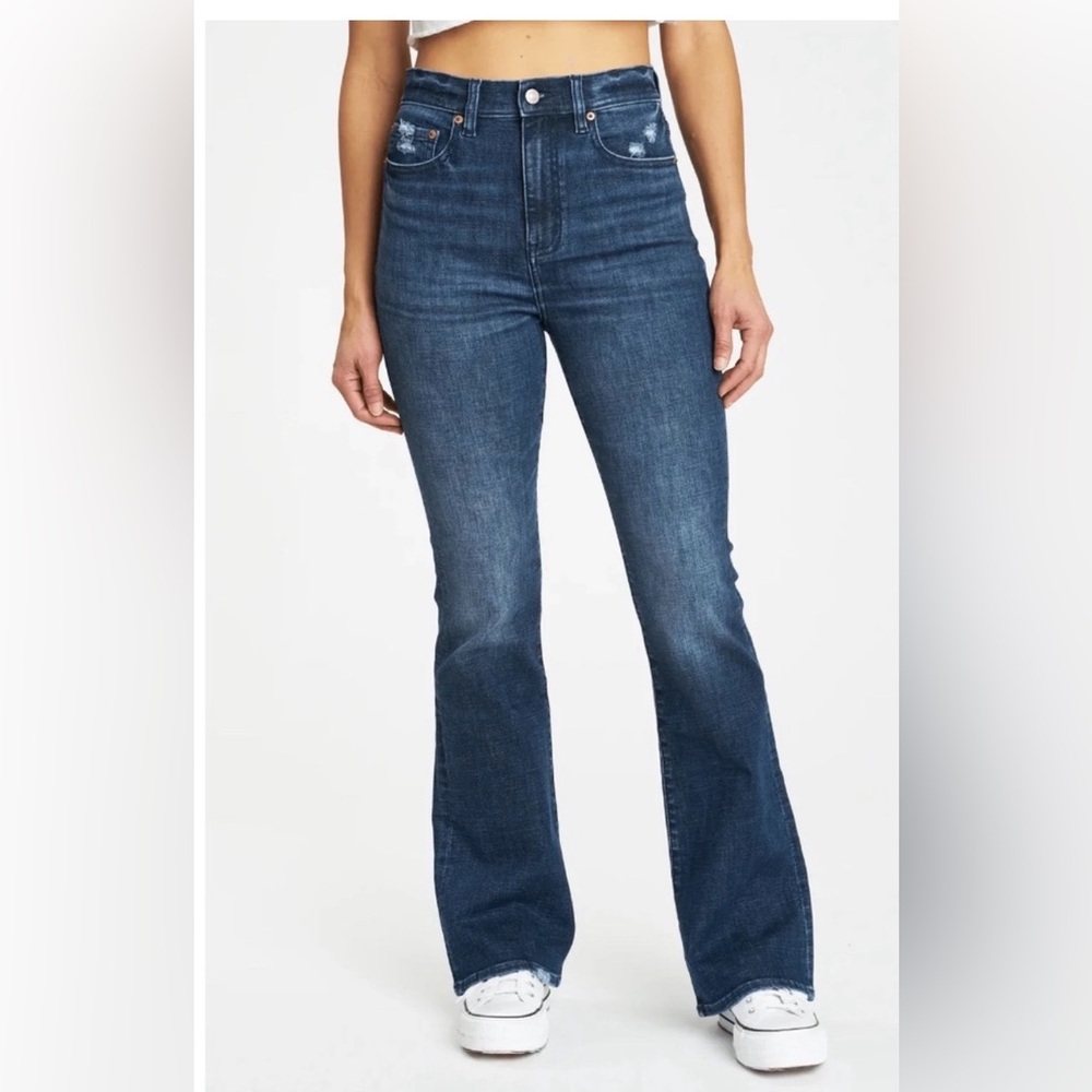 Daze Repreve Crush Go Getter High Rise Stretch Bootcut Flared Jeans